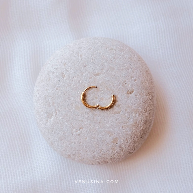 Pendientes "Sun" blanco