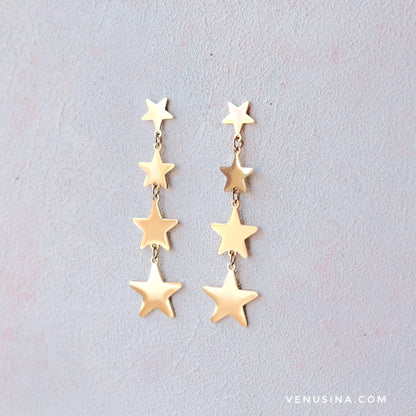 Pendientes Star gold