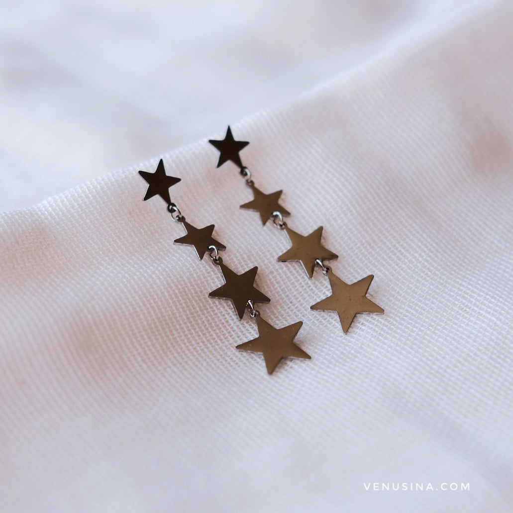 Pendientes Star silver