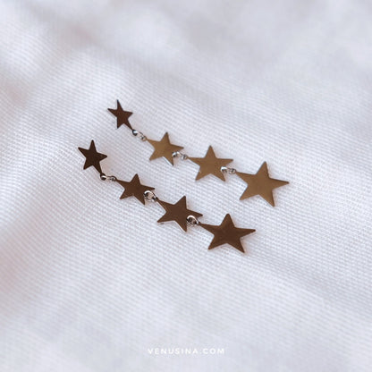 Pendientes Star silver