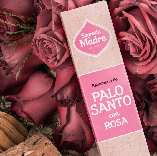 Sahumerio "Palo Santo Rosas" Sagrada Madre