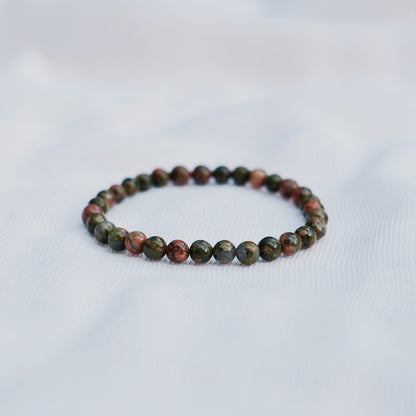 Pulsera mineral "Unakita"